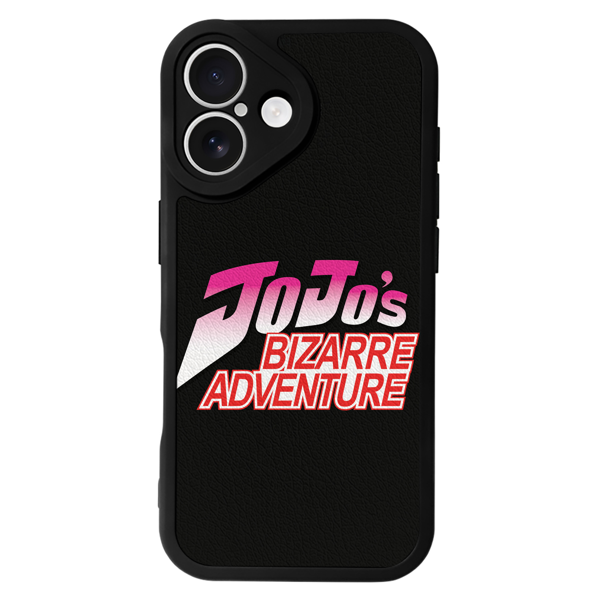 （画像用） ジョジョの奇妙な冒険 JoJo's Bizarre Adventure 【iPhone 16シリーズ対応】シリコンスマホケース（レザー調） 材質：シリコン